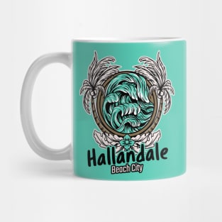 Hallandale Beach City Florida Mug